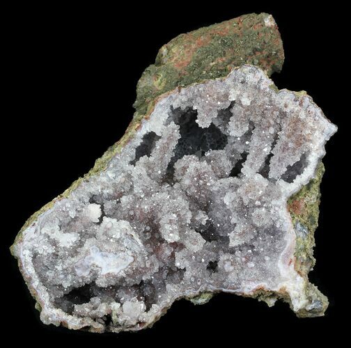 Quartz Perimorph (Stalactitic) Geode - Morocco #32006